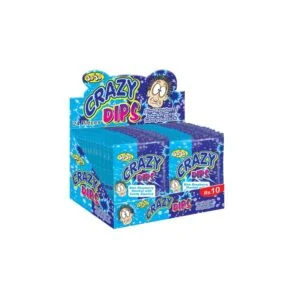 Jojo Crazy Dips Blueberry Pack of 24 - Available at StarlightMart"