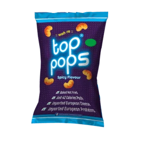 Top Pops Spicy Flavor snack available at StarlightMart