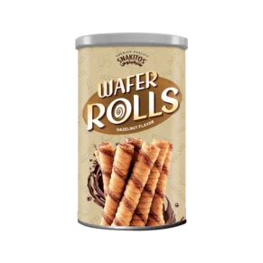 "Snakitos Wafer Rolls Hazelnut - Available at StarlightMart"